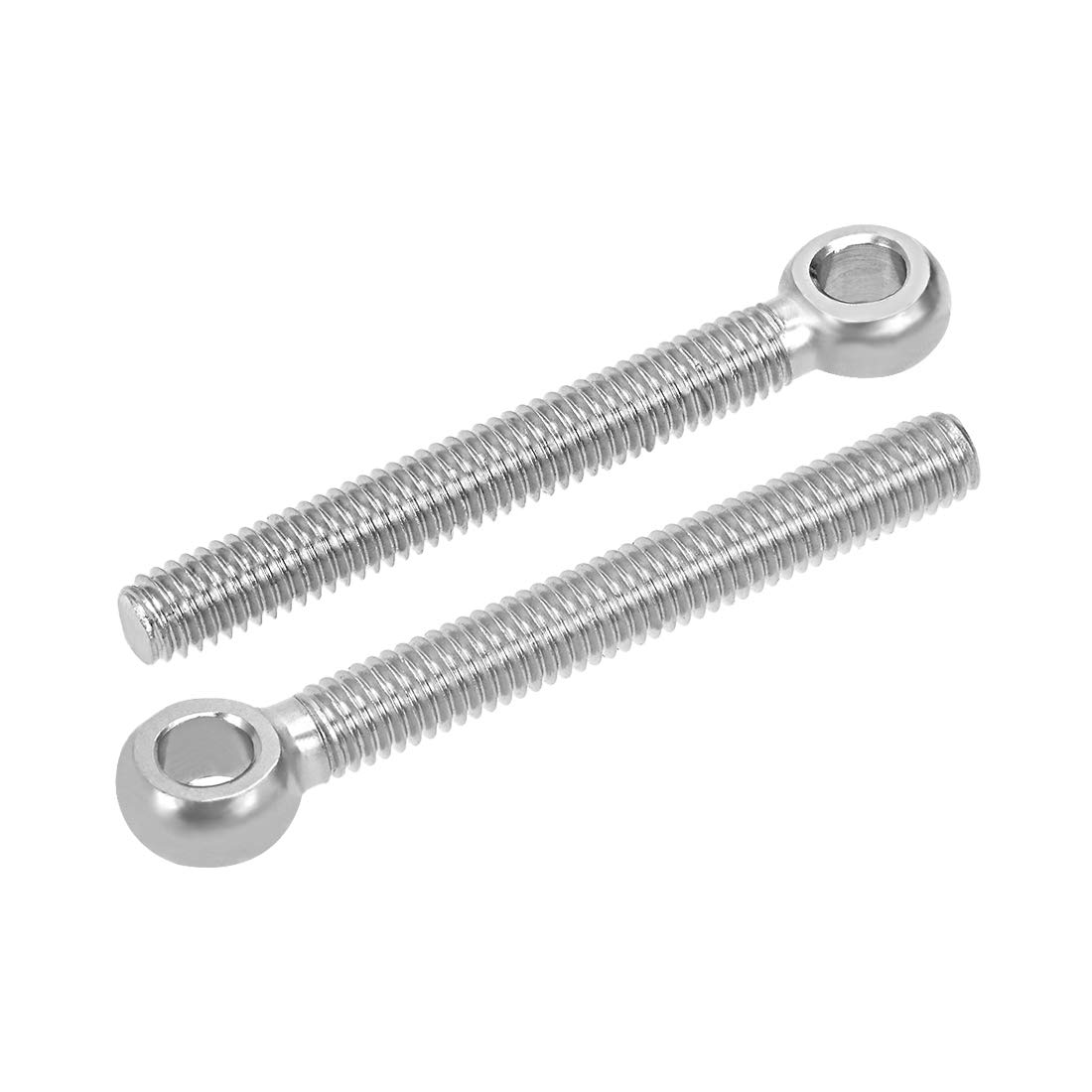 uxcell M6 x 50mm 304 Stainless Steel Machine Shoulder Lift Eye Bolt Device 4pcs