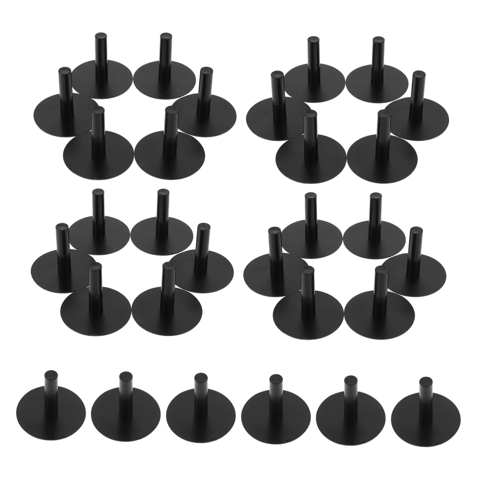 Abaodam 30 Sets Secure Car Dashboard Mount with Adhesive Base for Stable Ornament Fixing Antislip Shockproof Design for Enhanced Decoration