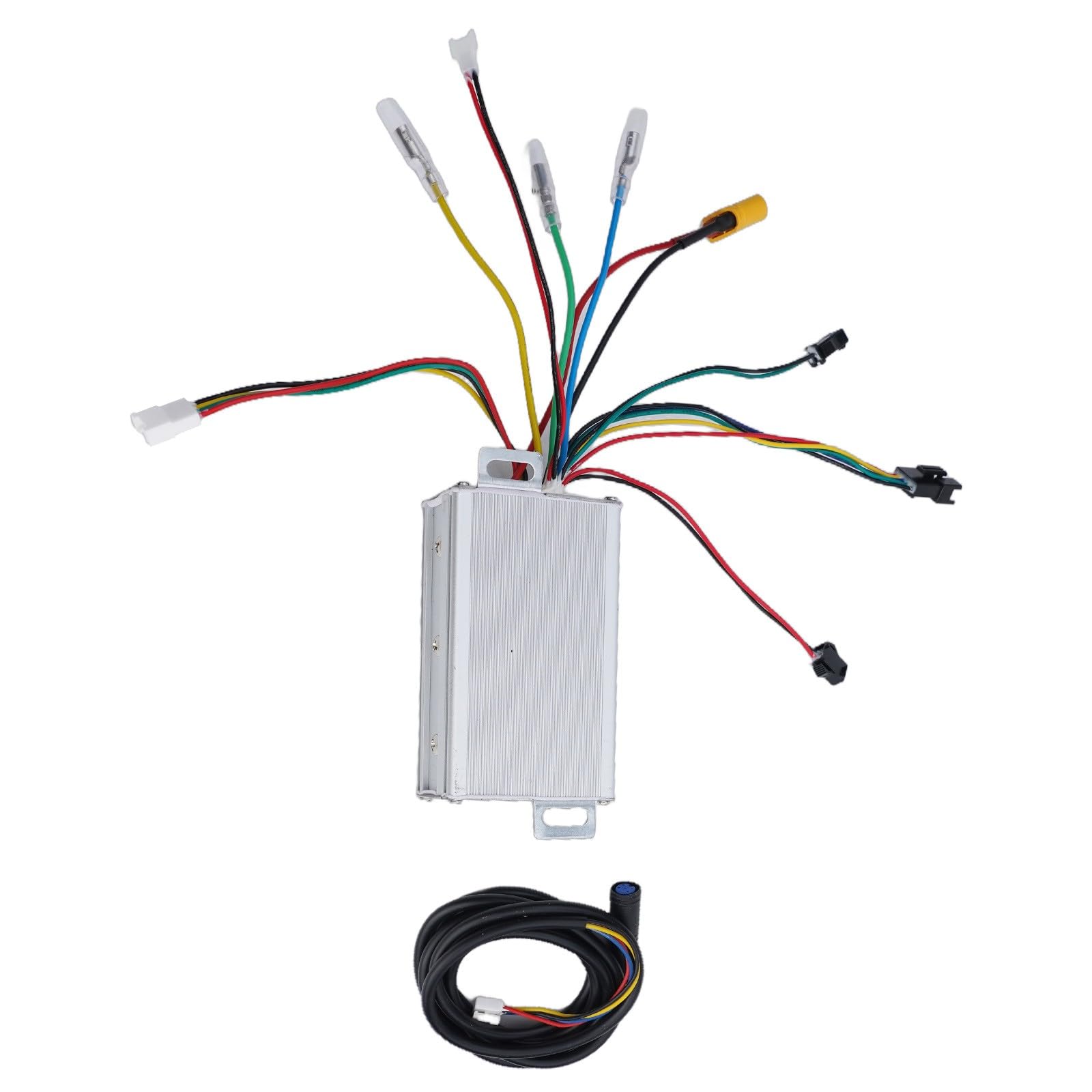 Contrôleur de moteur de scooter électrique 36 V 350 W 17 A avec câble de conversion, pour iScooter E9T, boîtier en plastique-métal noir, 9 × 5 × 3 cm, 215 g