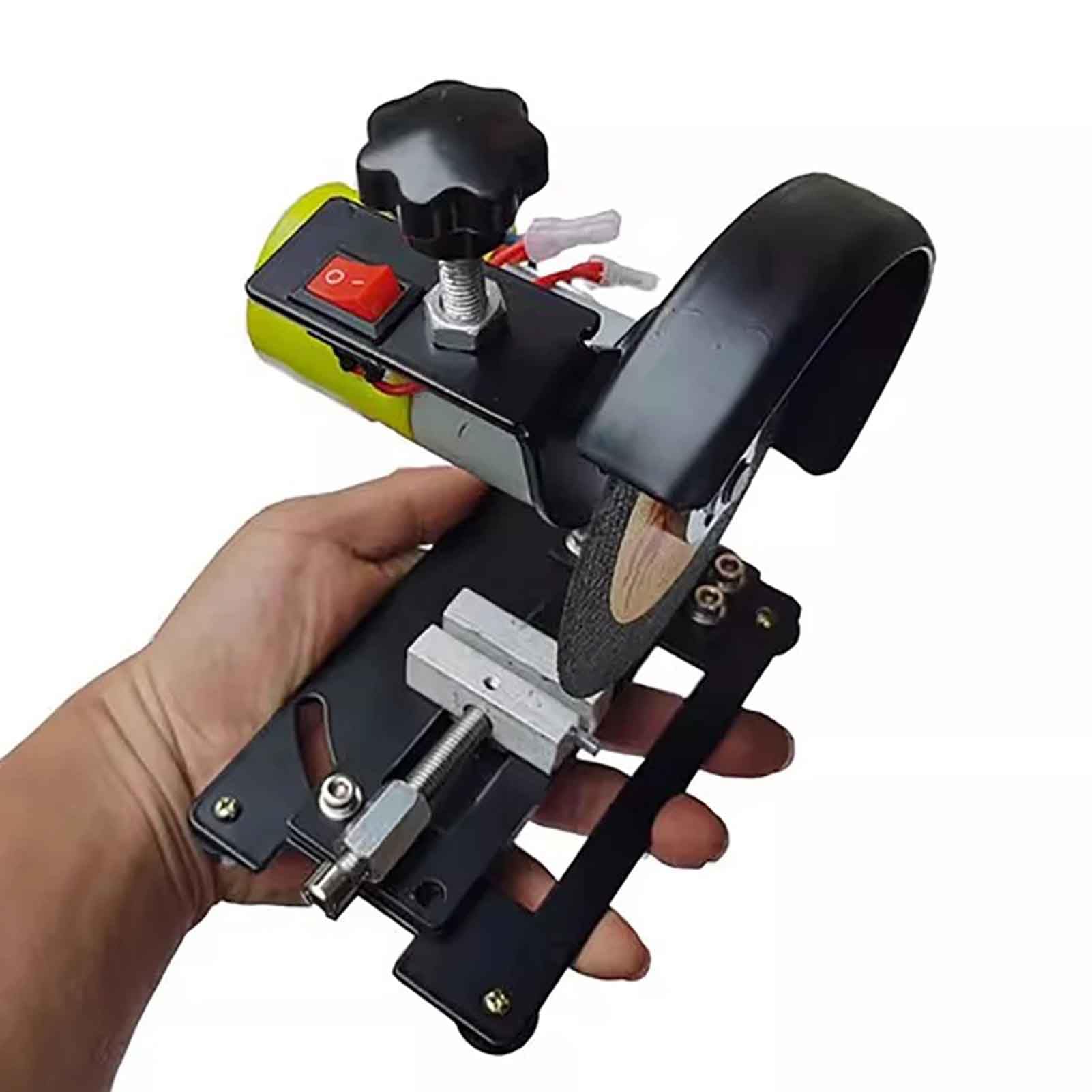 Toplionace Cortadora de Metal de Escritorio Pequeña de 100-240V CA, Cortadora Eléctrica de 4 Pulgadas, 96W, Herramientas Eléctricas para Hacer Bricolaje