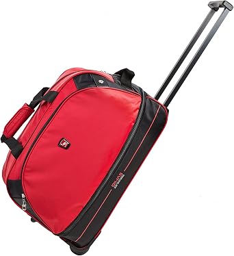 OIWAS Rolling Duffle Bag with Wheels, 22 inch Carry On Bag for Travel | Wheeled Duffel Bags for Weekender Overnight, Expandable 50L to 60L, Rolling Gym Bag for Sport, for Women Men, Water-Resistant