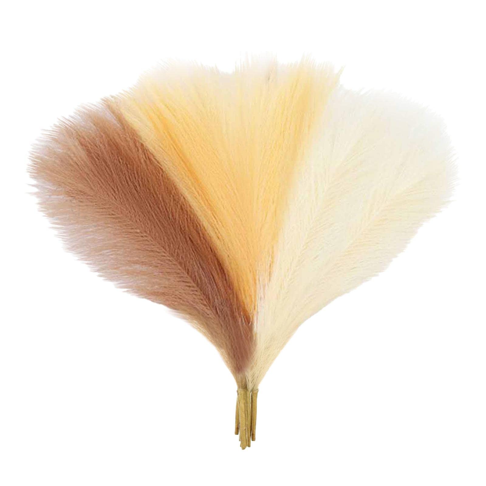 6X Artificial Dried Flower Arrangement Filler for Home Decor Beige Brown Khaki-image-43