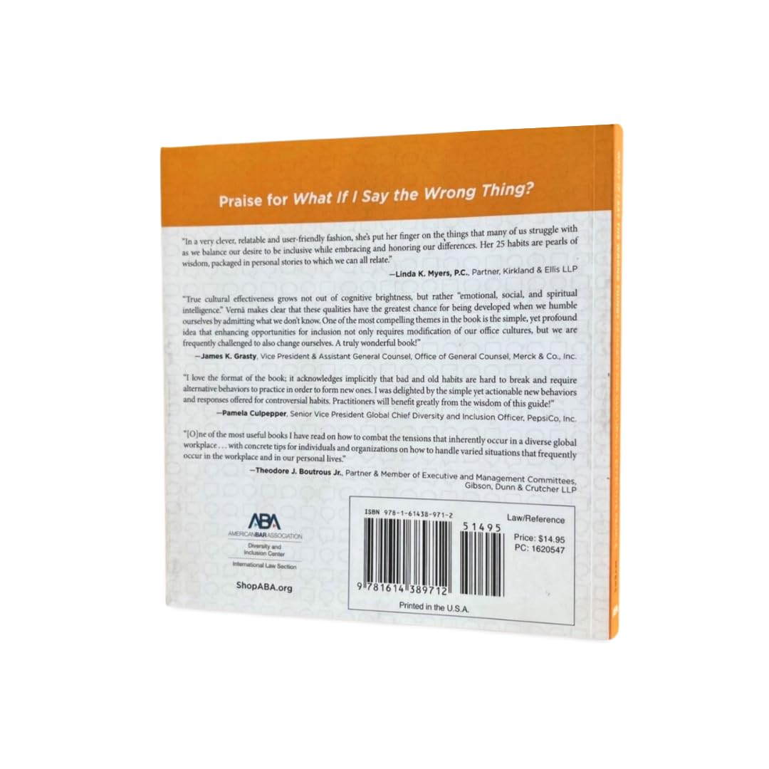 What If I Say the Wrong Thing?: 25 Habits for Culturally Effective People