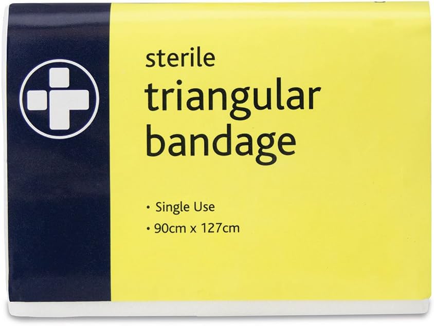 Set de repuesto hojas estériles 412 vendaje Triangular de un solo uso 90 x 127 cm 10 piezas