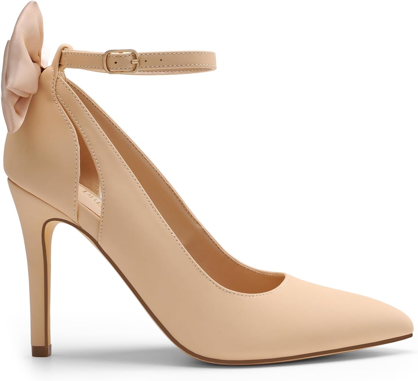 DREAM PAIRS Women's High Heels Stiletto Strappy Pointed Toe Bow Dress Shoes Sexy Party Wedding Pumps - Image 4