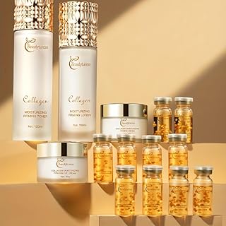 Anti Aging Skin Care Set - Snail Mucin & Collagen Infused - Skincare Gift Sets for Women - Deep Moisturizing & Firming Facial Kits - Suitable for All Skin Types