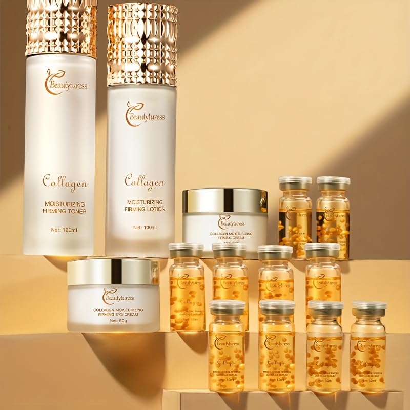 Anti Aging Skin Care Set - Snail Mucin & Collagen Infused - Skincare Gift Sets for Women - Deep...