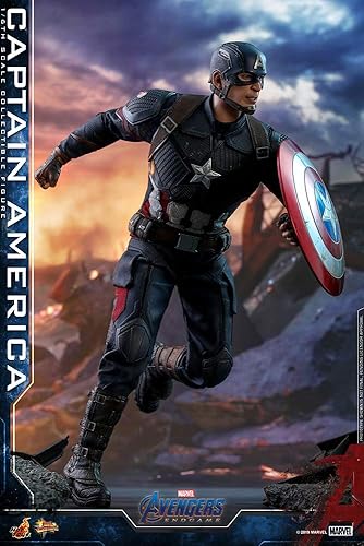 Miniatura 3 de Hot Toys 1:6 Capitán América - Avengers: Endgame, Multicolor, HT904685