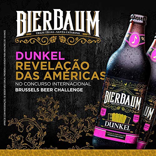 Caixa com 12 Cervejas Dunkel Bierbaum | Garrafa 600ml