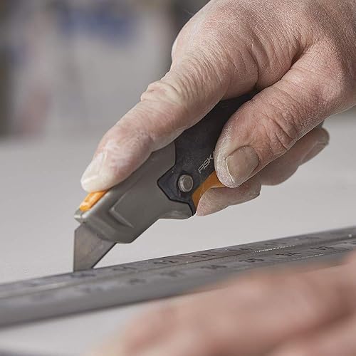 Miniatura 4 de Fiskars 770010-1001 Pro Cuchillo utilitario, fijo, naranjanegro