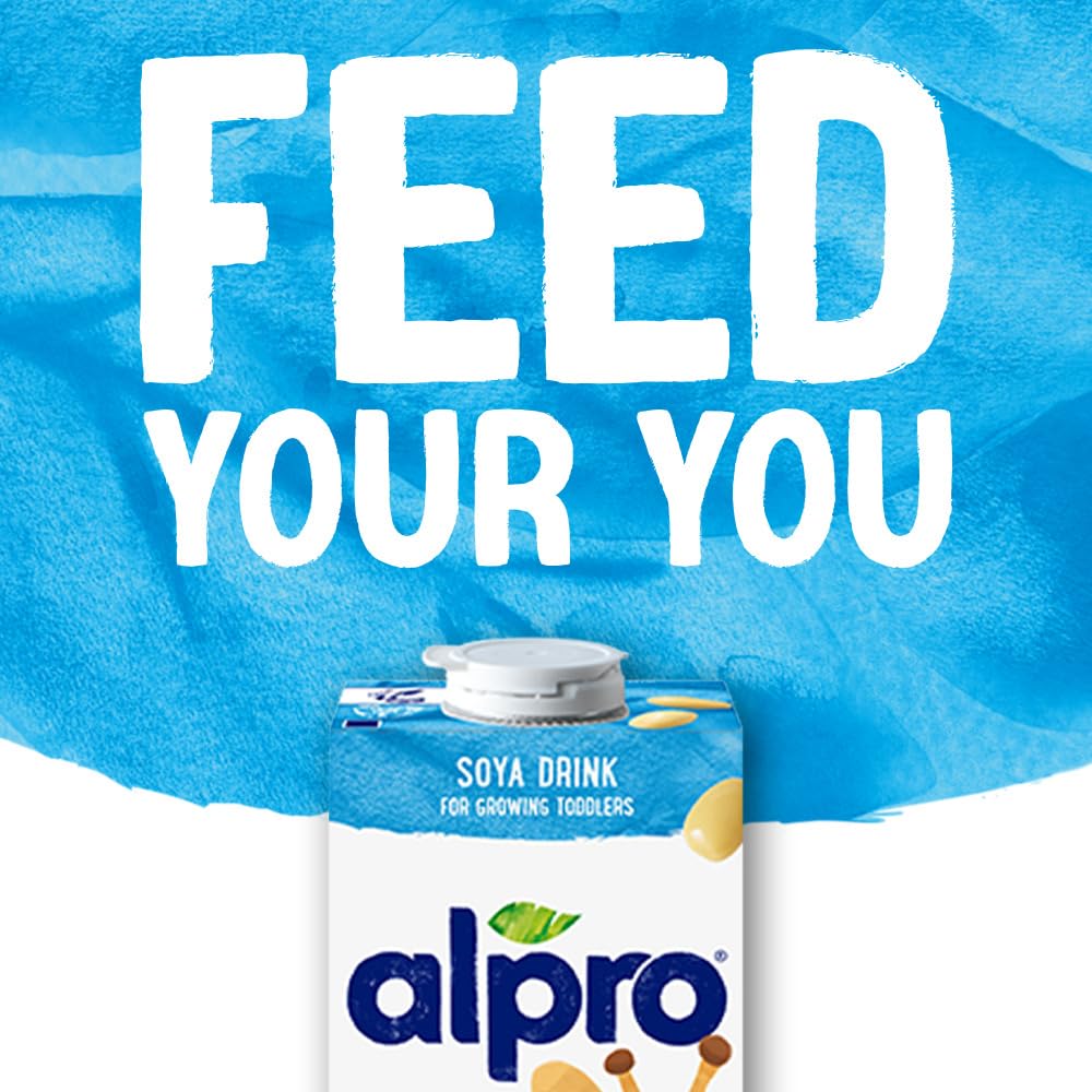Alpro Kindersoyadrink – 100 Prozent pflanzlich – Von Natur aus laktosefrei und zuckerarm – Proteinquelle mit Calcium und Vitaminen – 1 x 1 L