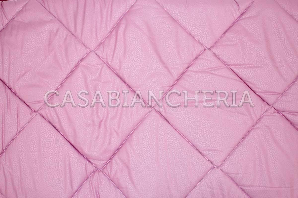 BIANCALUNA Trapunta Double Face Indicolor-Fucsia-Singolo