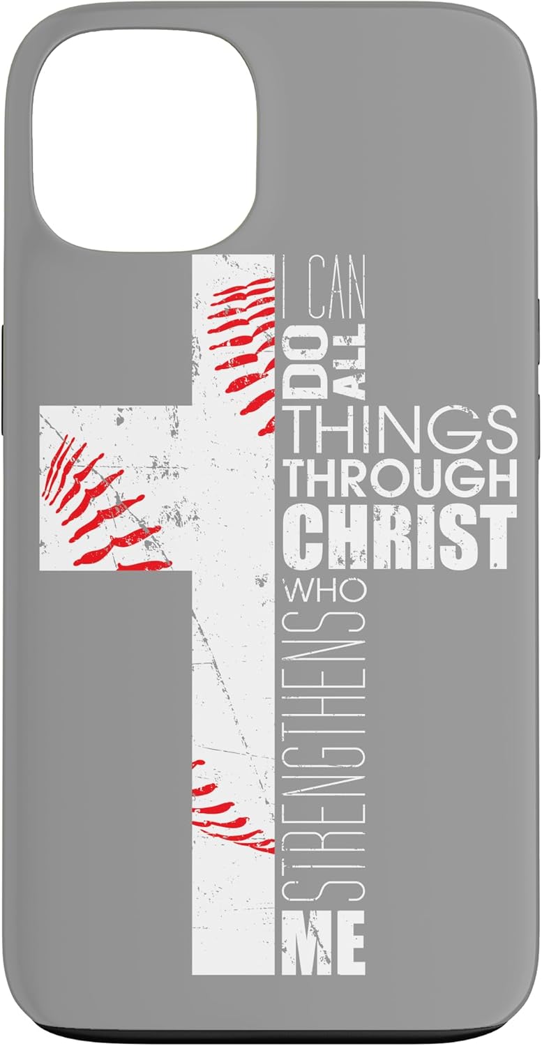 iPhone 11 Gifts For Baseball Players Phone Cases Christian Bible Verse Case