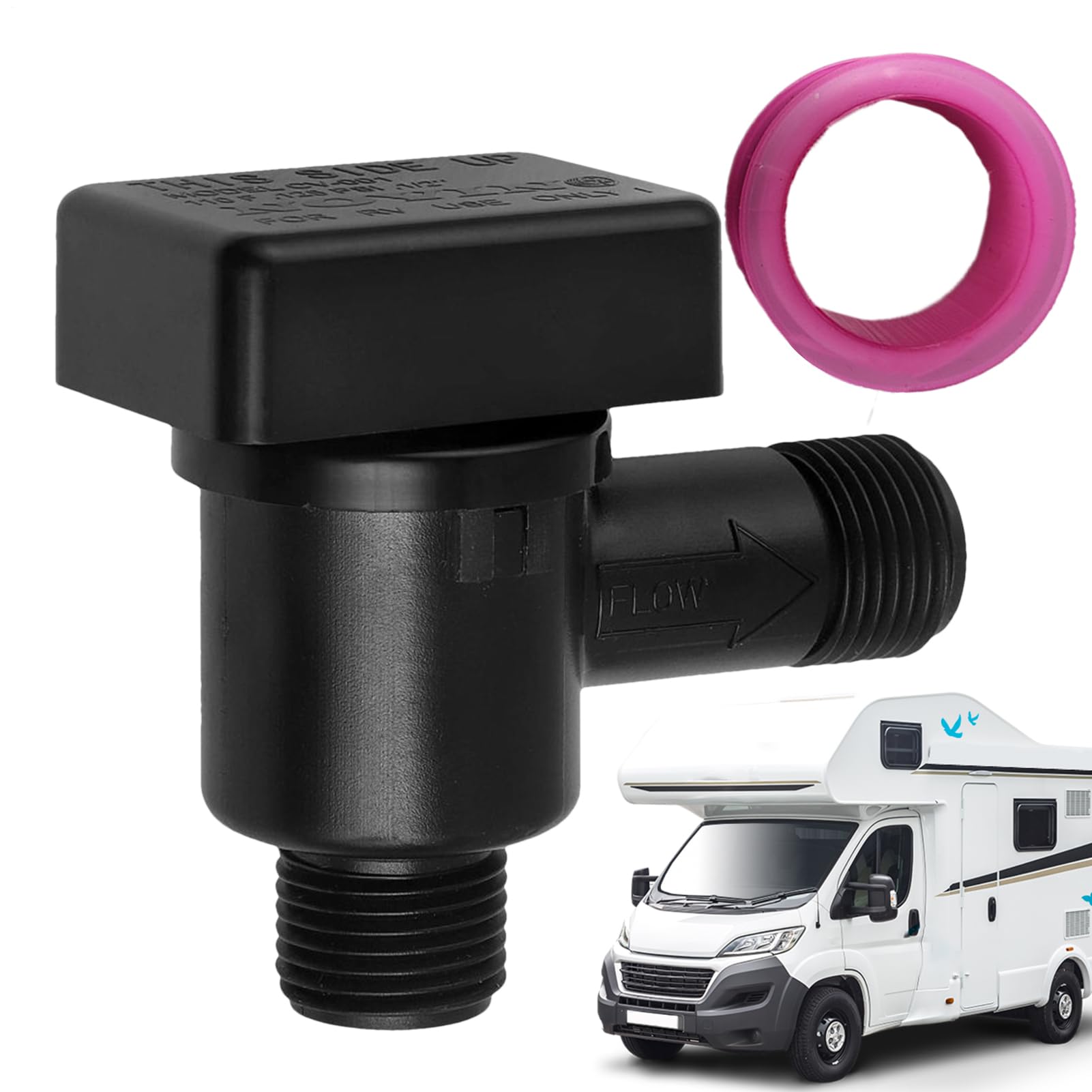 Anti-retour de chasse d'eau RV pour caravane et raccordement d'eau douce de camping