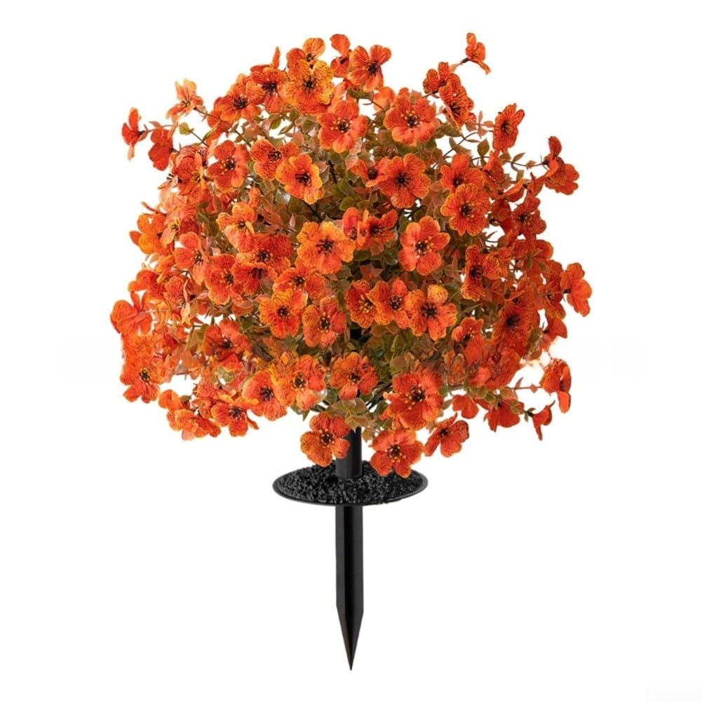 Bouquet de fleurs artificielles en soie violette avec disque, accessoire de photographie