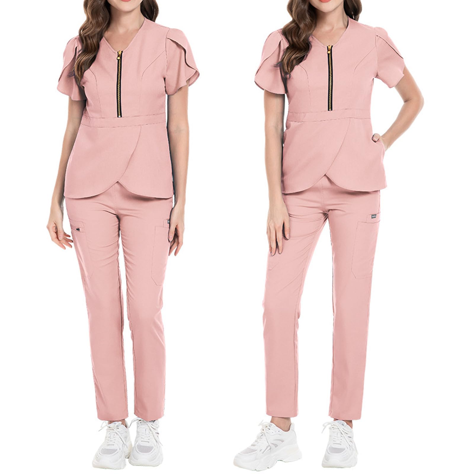 Conjunto de uniformes de enfermería para mujer, ropa de trabajo, uniformes de enfermería, cuidado de enfermeras, para SPA, cuidado de la salud