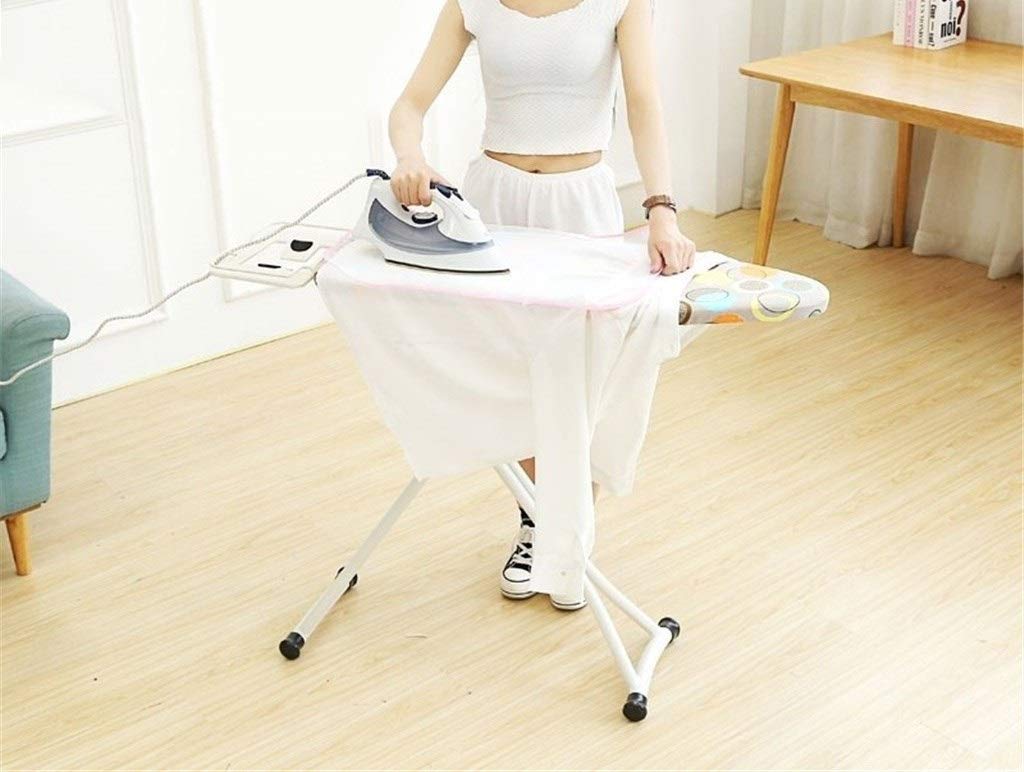 Mesa de Planchar de 1203187CM, Colgador de Planchado de Metal de Altura Ajustable para centros de lavandería, Tienda de Ropa, Tabla de Planchar para Interiores