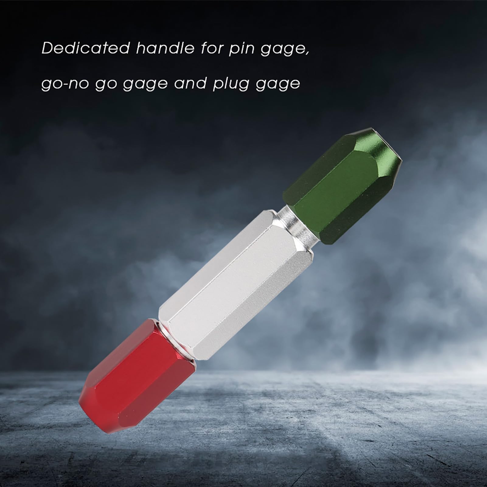 Plug Gauge Handle, Detachable Simple Structure Double End EasytoUse Pin Gauge Handle for Kitchen Cabinet (6-7mm)