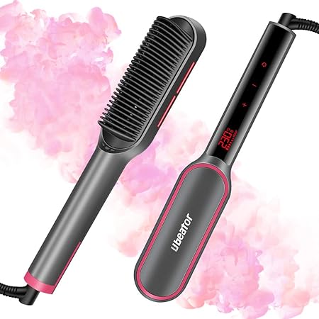 Amazon 21新版 電熱ヘアブラシストレート アイロンブラシ赤外線 マイナスイオン ヘアアイロンストレートストレート カール両用 30秒の瞬間暖房led液晶パネルデジタル制御 静電気を中和し13段階温度調節説明書ストレートブラシ Ubeator ヘアアイロン Amazon 21新版 電熱ヘアブラシストレート アイロンブラシ赤外線 マイナスイオン ヘアアイロンストレートストレート カール両用 30秒の瞬間暖房led液晶パネルデジタル制御 静電気を中和し13段階温度調節説明書ストレートブラシ Ubeator ヘアアイロン