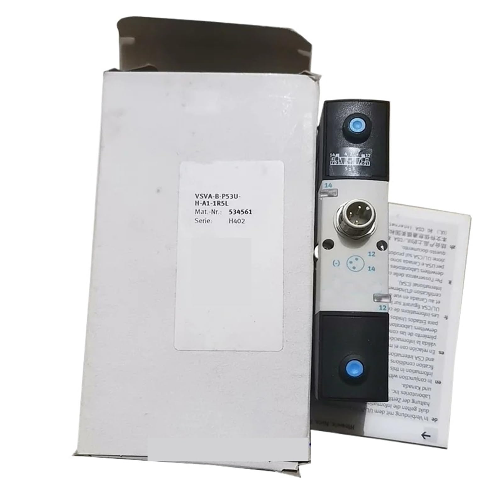 Électrovanne 534551 VSVA-B-P53U-ZH-A1-1R5L pour éviter les pertes de pression d'air