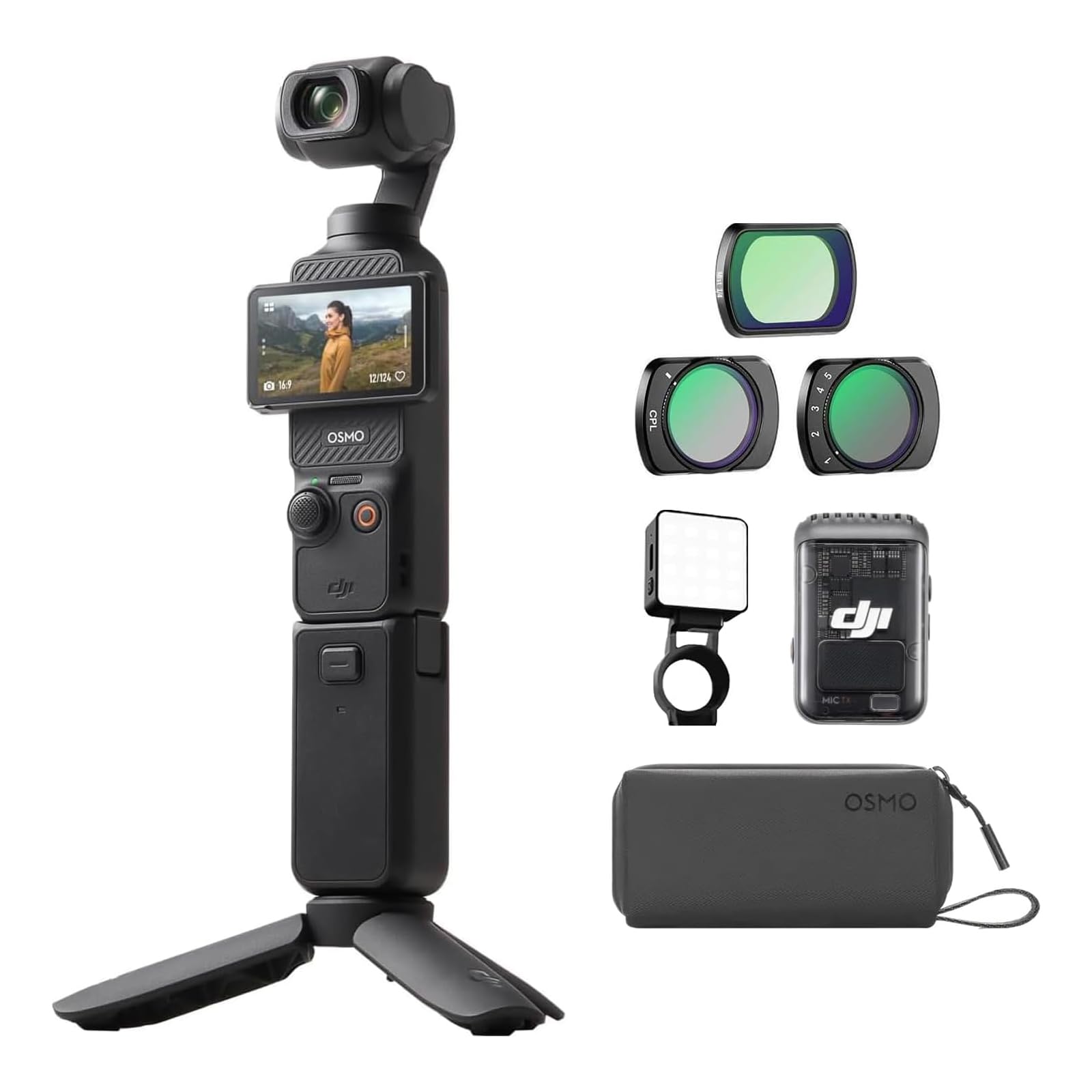 DJI Osmo Pocket 3, Vlogging Camera with 1'' CMOS & 4K/120fps Video