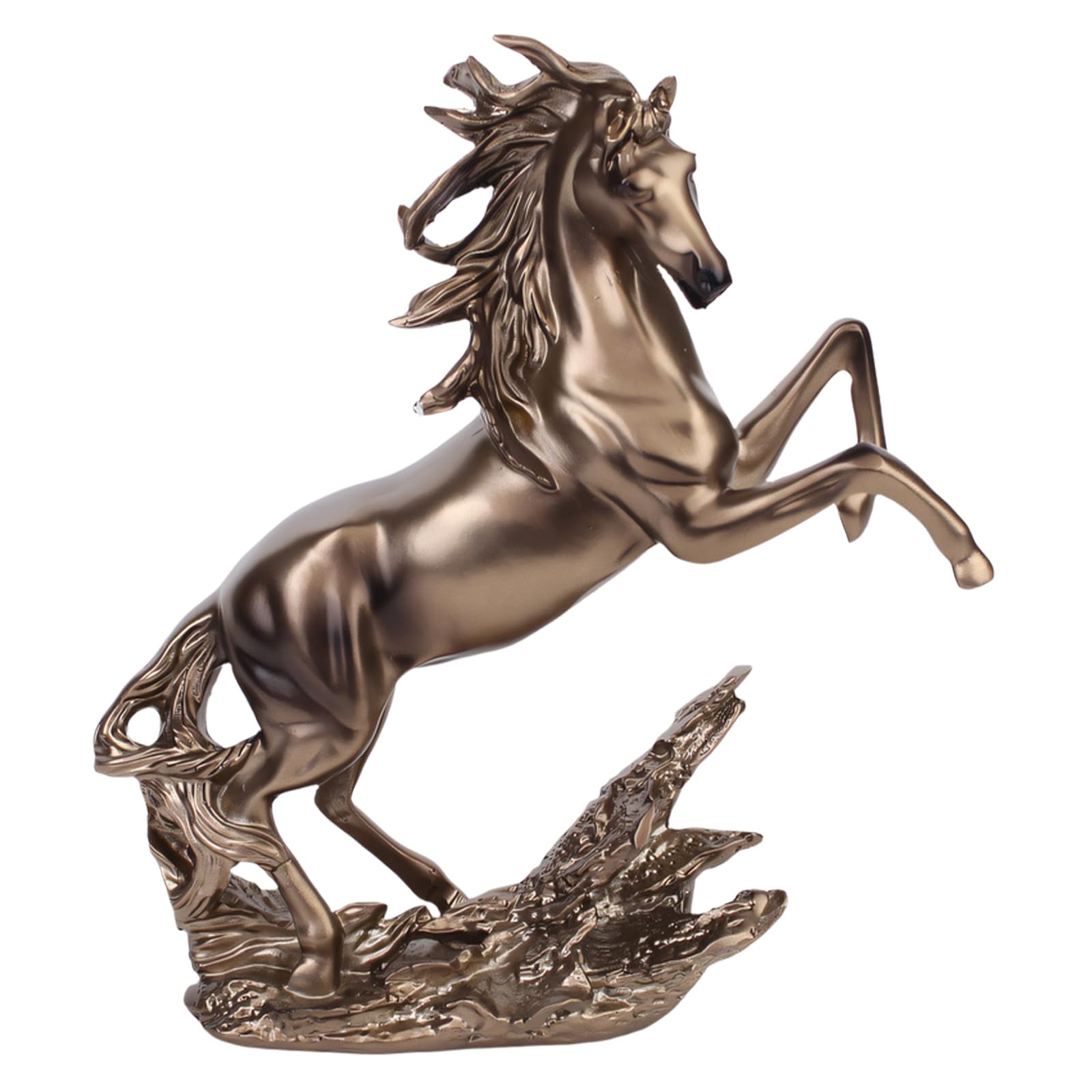 Classical Horse Sculpture Resin Desktop Ornament Decorative Art Object Decoration for Bookshelf or Desk Display Horse Statue Decoration