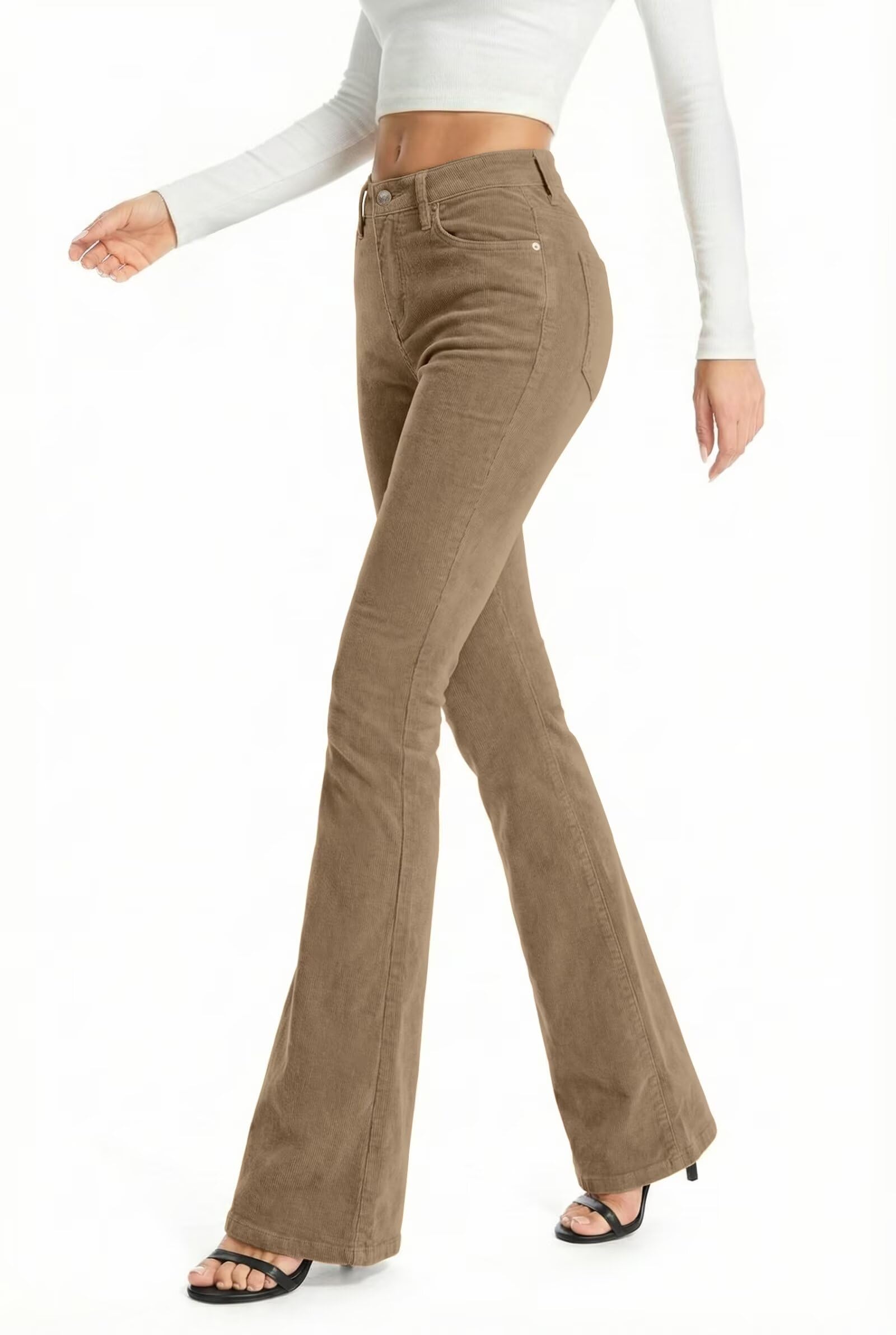 Hybrid & Company Corduroy Boot Cut Pants