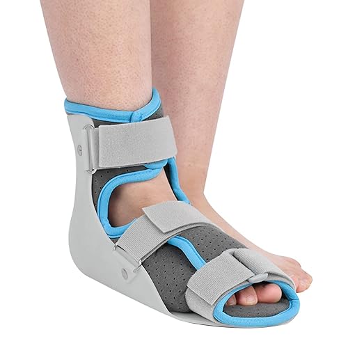 ANGGREK Estabilizador de tobillo, recuperación de lesiones de gancho y bucle transpirable, ajustable, soporte de fijación de tobillo, soporte de