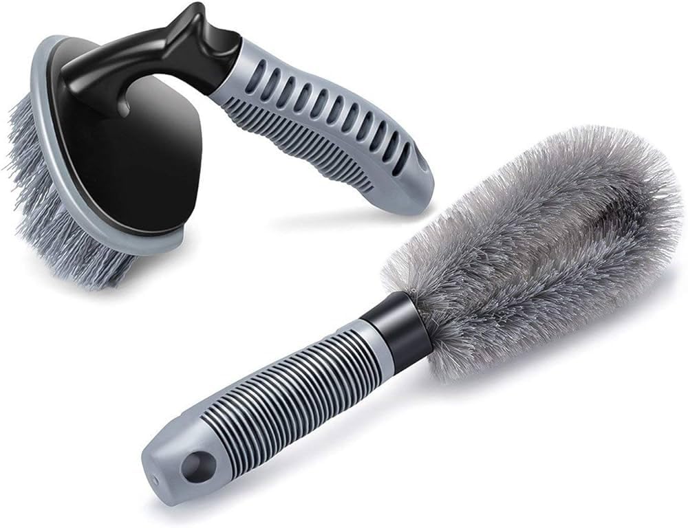 Fabaro Car Multifunctional tire Alloy Wheel Rim hub Cleaning Cleaner with an Antislip Handle Brush for Cleaning Tires Compatible with Maruti Suzuki S-Presso-image-18