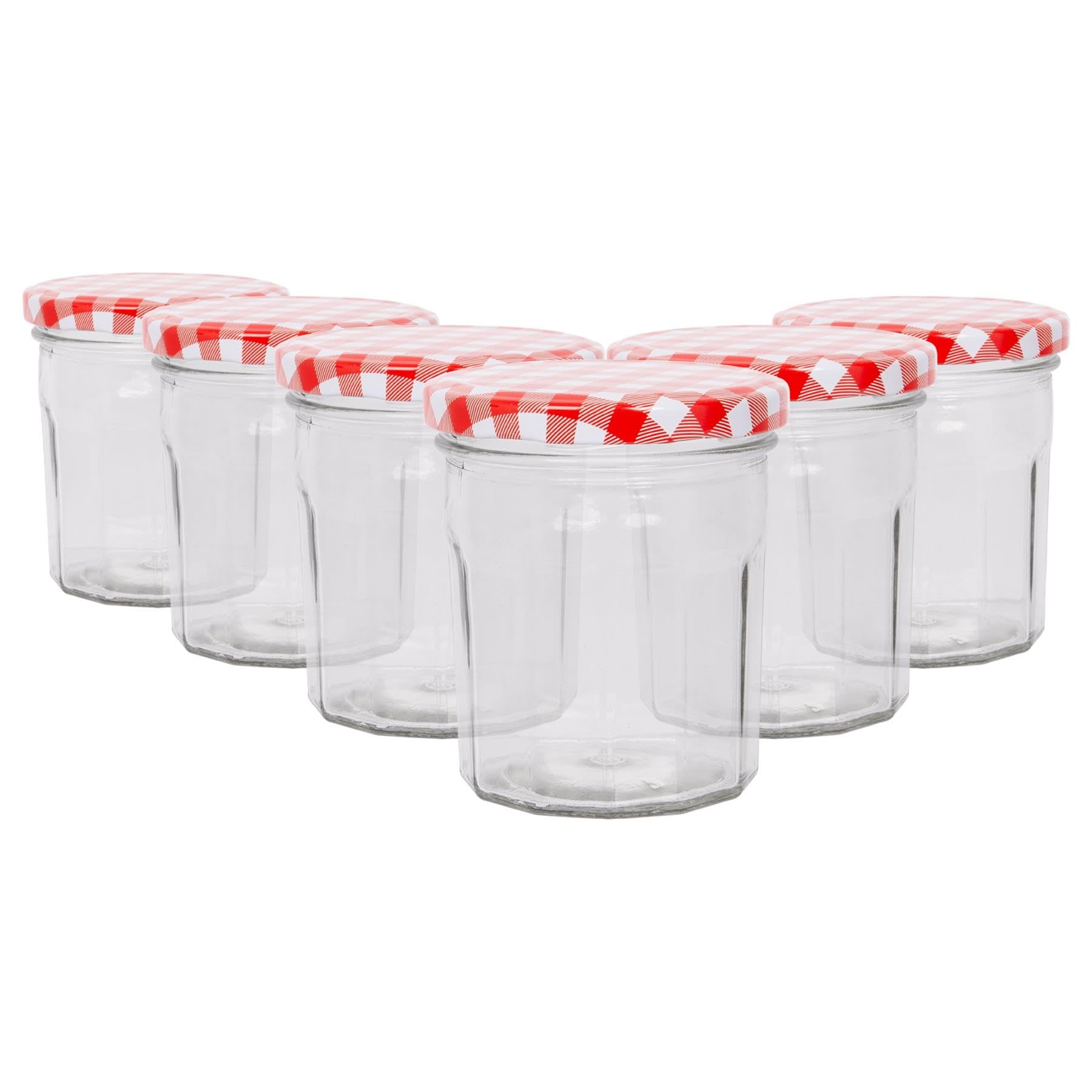Argon Tableware - Jam Jar - 250ml - Red