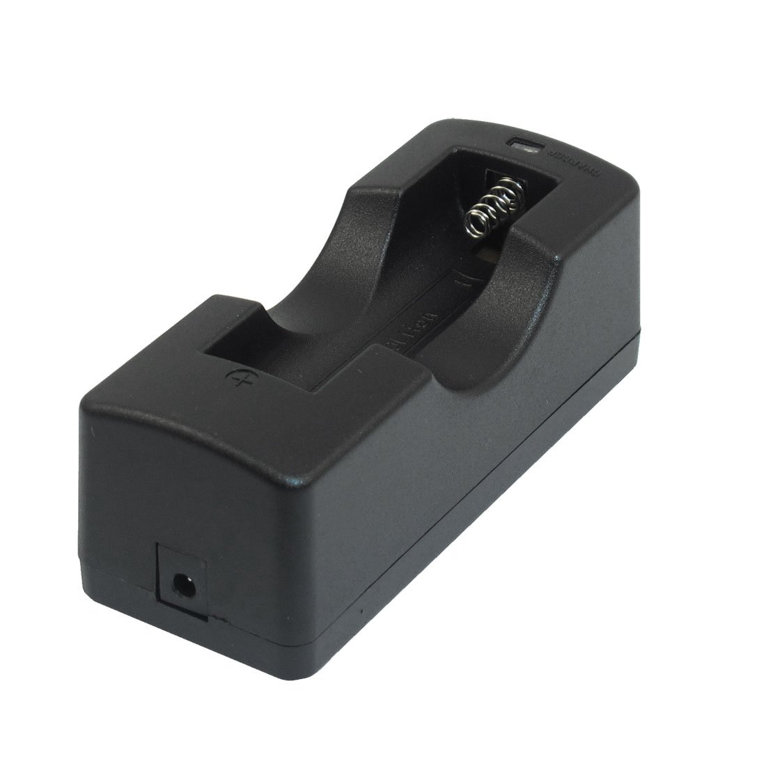 Aexit 3.5x1.21mm Connector Power supply and power module Charger Base Black for Single 18650 Battery