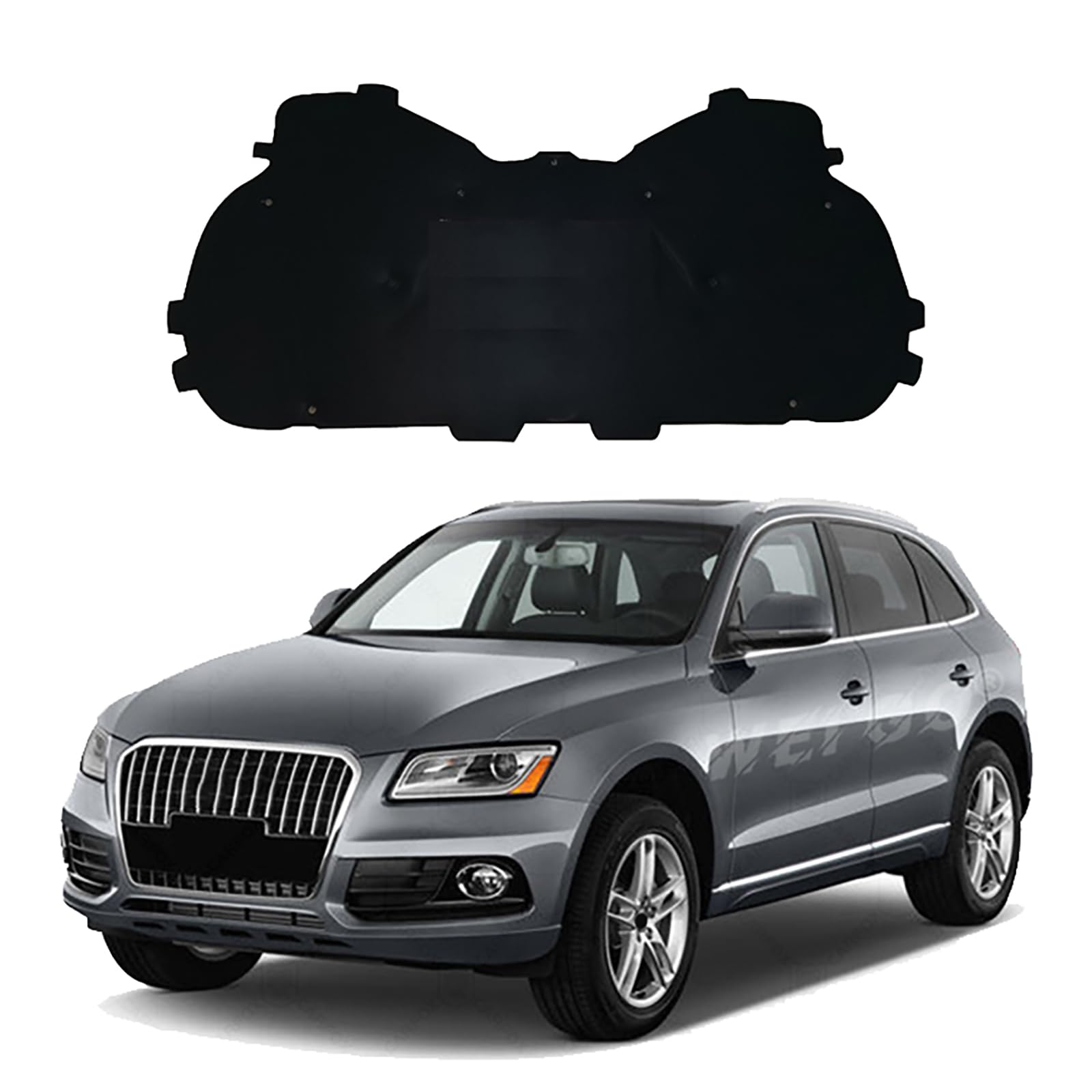 Coussin D'Isolation Phonique pour Capot Avant De Voiture pour Audi Q5 2009 2010 2011 2012 2013 2014-2018 en Coton