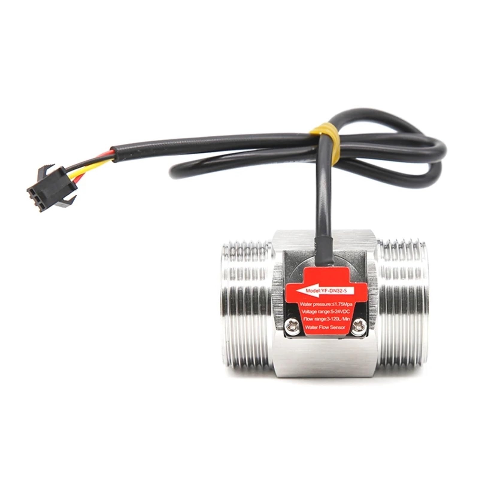 Medidor de flujo de agua, Sensor De Flujo Agua 1,25 Pulgadas, Medidor, Hall, Control, Acero Inoxidable, 5-24VDC, Utilizado For Calentador, Granja