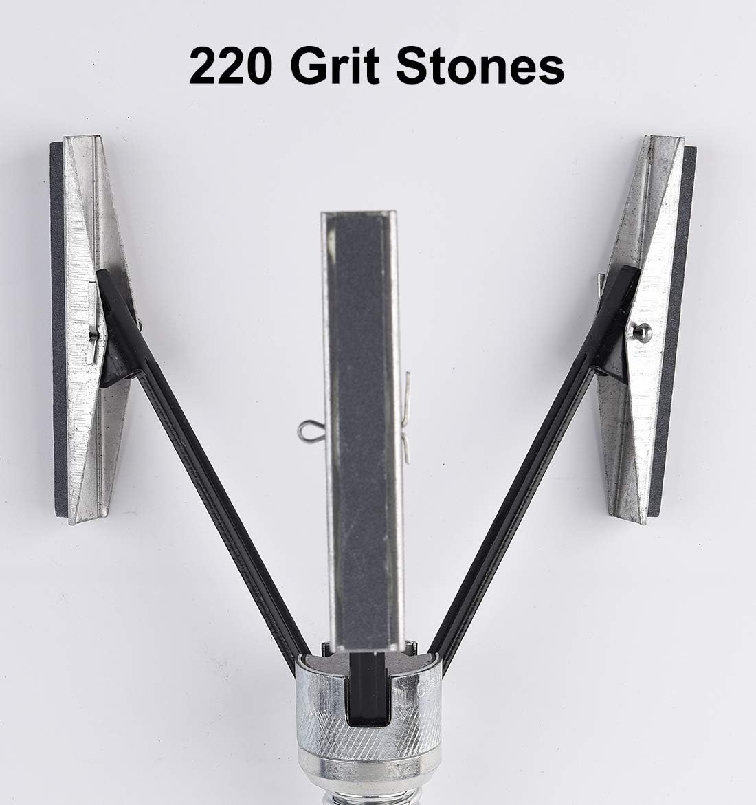 YOTOO Engine Cylinder Hone Tool Adjustable Deglazer 2"-7" Diameter 4" Long Stones 220 Grit