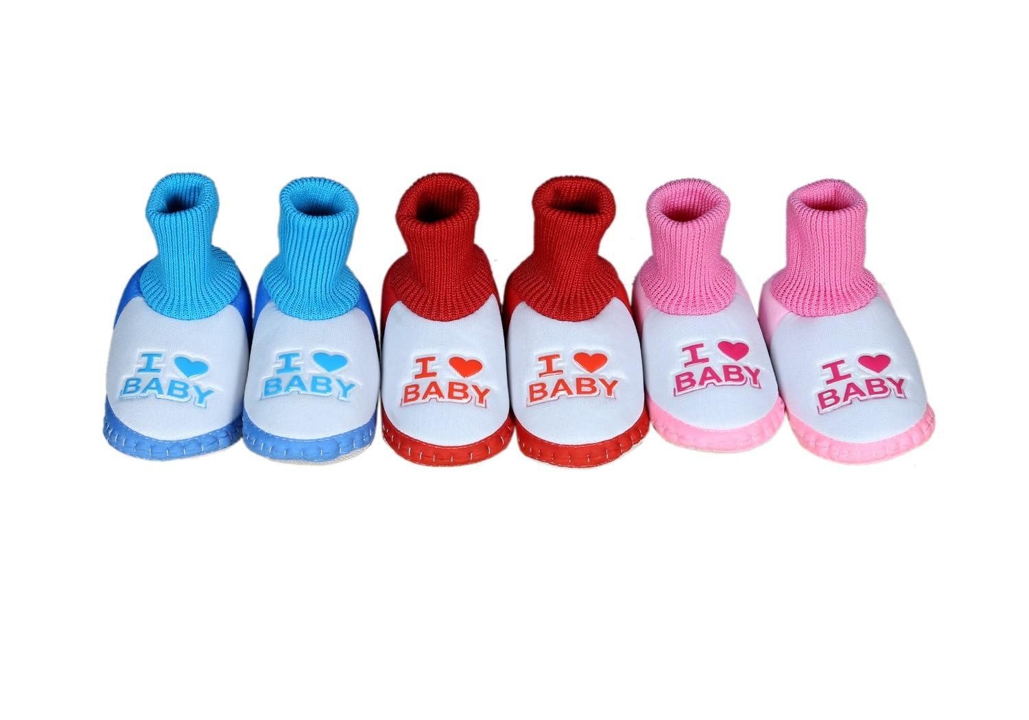 Baby Boys & Girls Cotton Anti-Slip Soft Sole Light Weight Shoes Booties for 0 to 9 Months, Infants Newborn Fancy Shoes Set-3-image-25