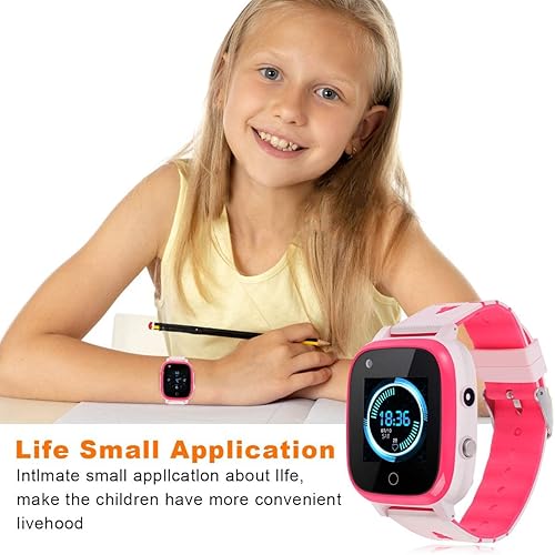 Miniatura 3 de 4G - Relojes inteligentes para niños, IP67, impermeables, GPS, GPS, rastreador de llamadas de teléfono, pantalla táctil, teléfono celular,