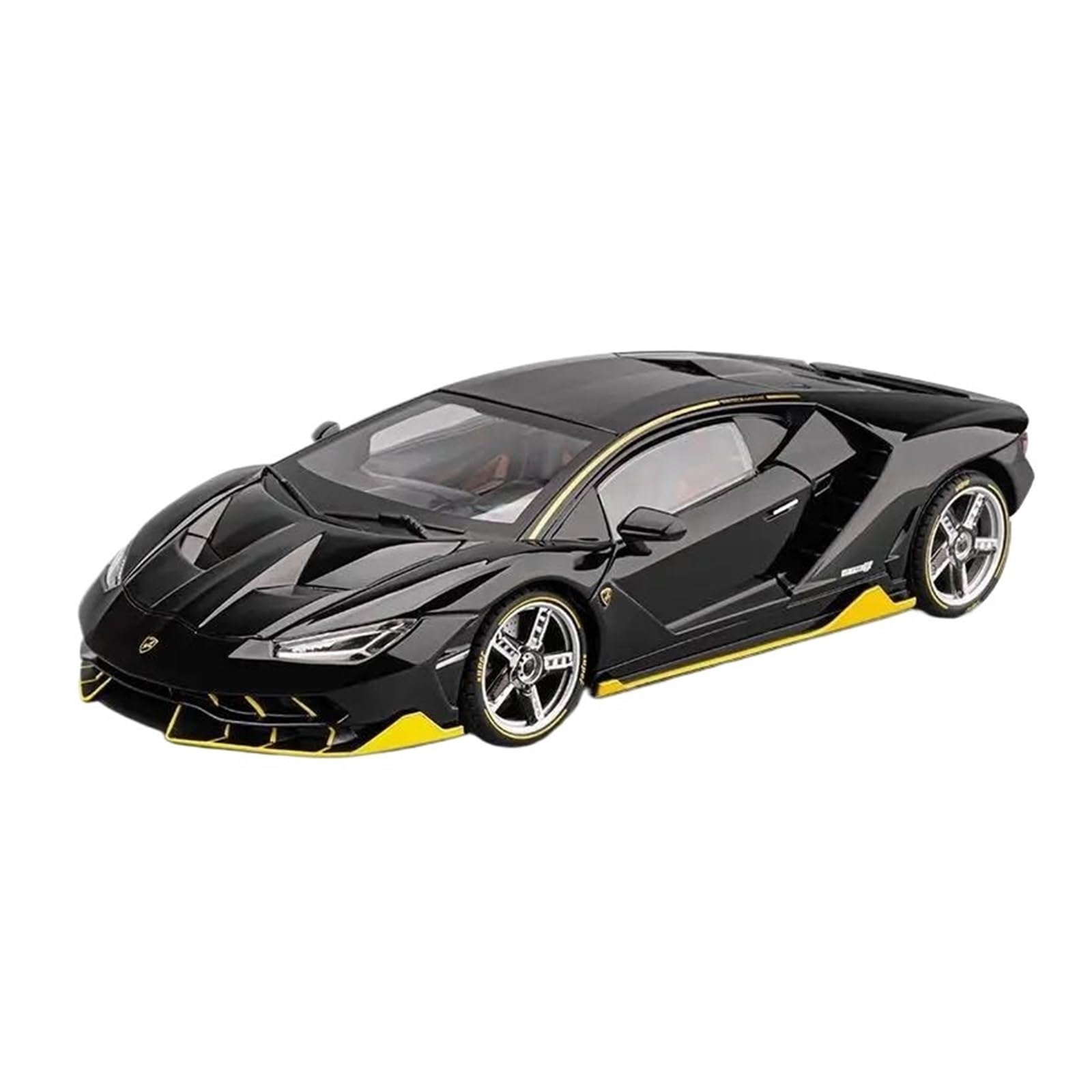 Veicoli a Motore in Scala 1:18 for La Collezione di Modellini di Auto in Lega di Zinco Pressofusa for Lamborghini Centenario LP770-4 Mini Statici Modello di Auto Replica(Black)