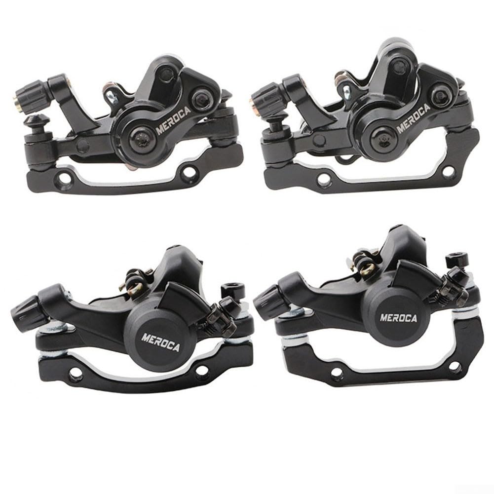 Bike Mechanical Disc Brake, Mechanical Disc Brake Caliper for Rotor Disc Brake Calipers for Mountain Bikes Folding Bikes Road Bikes(front+rear with 2PCS for rotor)