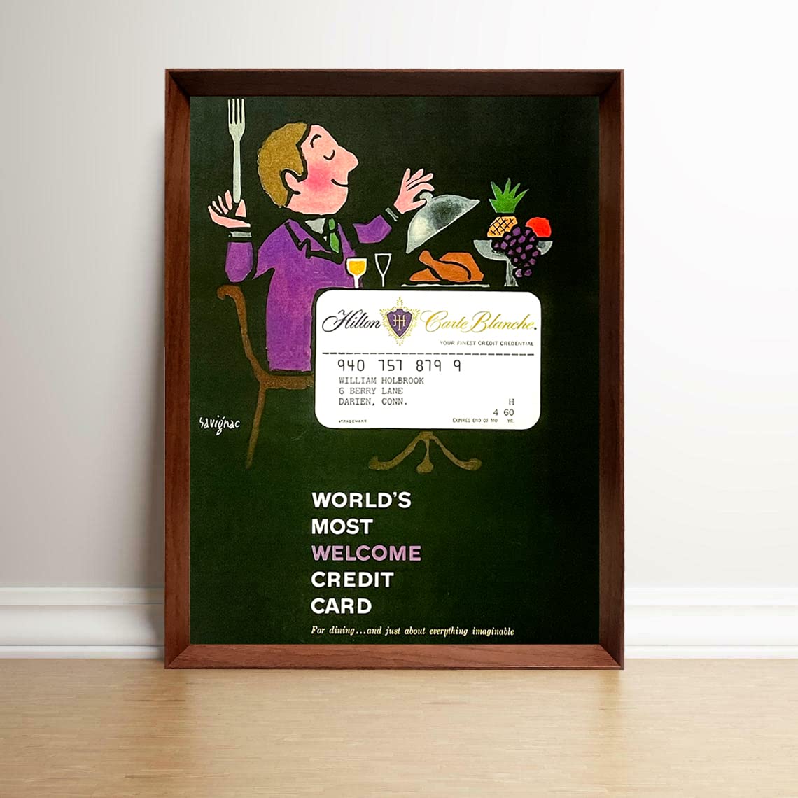 Amazon.co.jp: サヴィニャック ヒルトンカード 1960年代 アメリカ雑誌