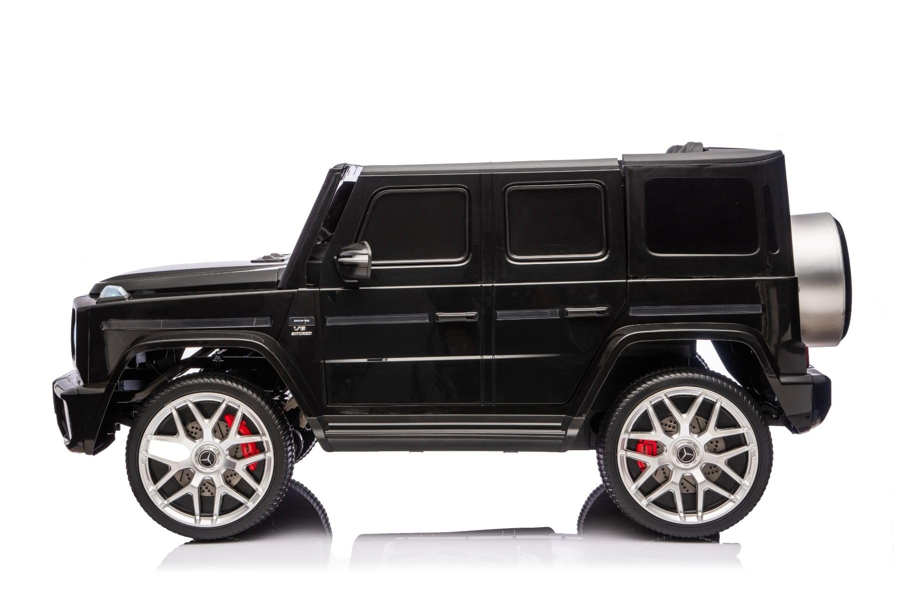 Mercedes-Benz G63 AMG Voiture Électrique Enfants 24V Deux Places Noir 4x4 Batterie Lithium