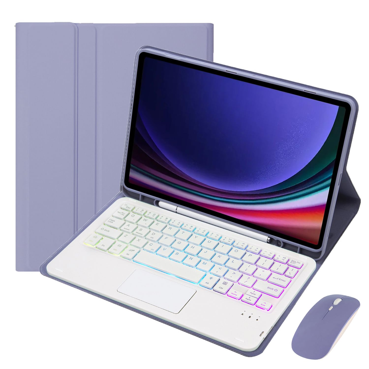 Galaxy Tab S9 FE SM-X510 グレー ケース キーボード付 Amazon | Samsung Galaxy Tab S9 FE 10.9'' 2023 (SM-X510/SM-X516)用
