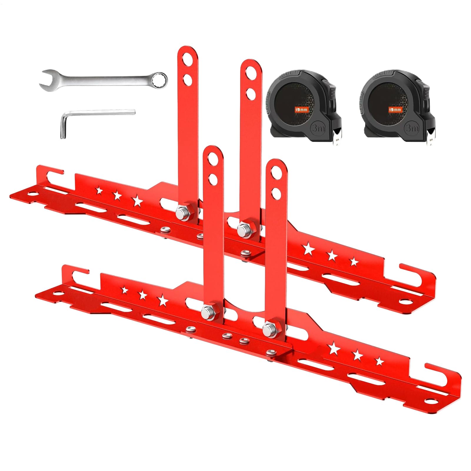 Kit allineamento auto Ruote Pneumatici Parti Forniture Riparazione | Strumento Allineamento Heavy Duty Per Veicoli Auto Camion Moto Bici Casa Garage Officina