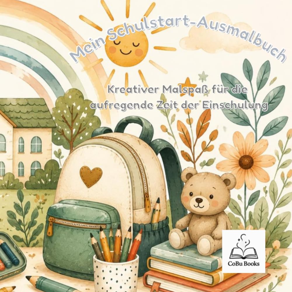 Mein Schulstart-Ausmalbuch: Kreativer Malspaß für die aufregende Zeit der Einschulung