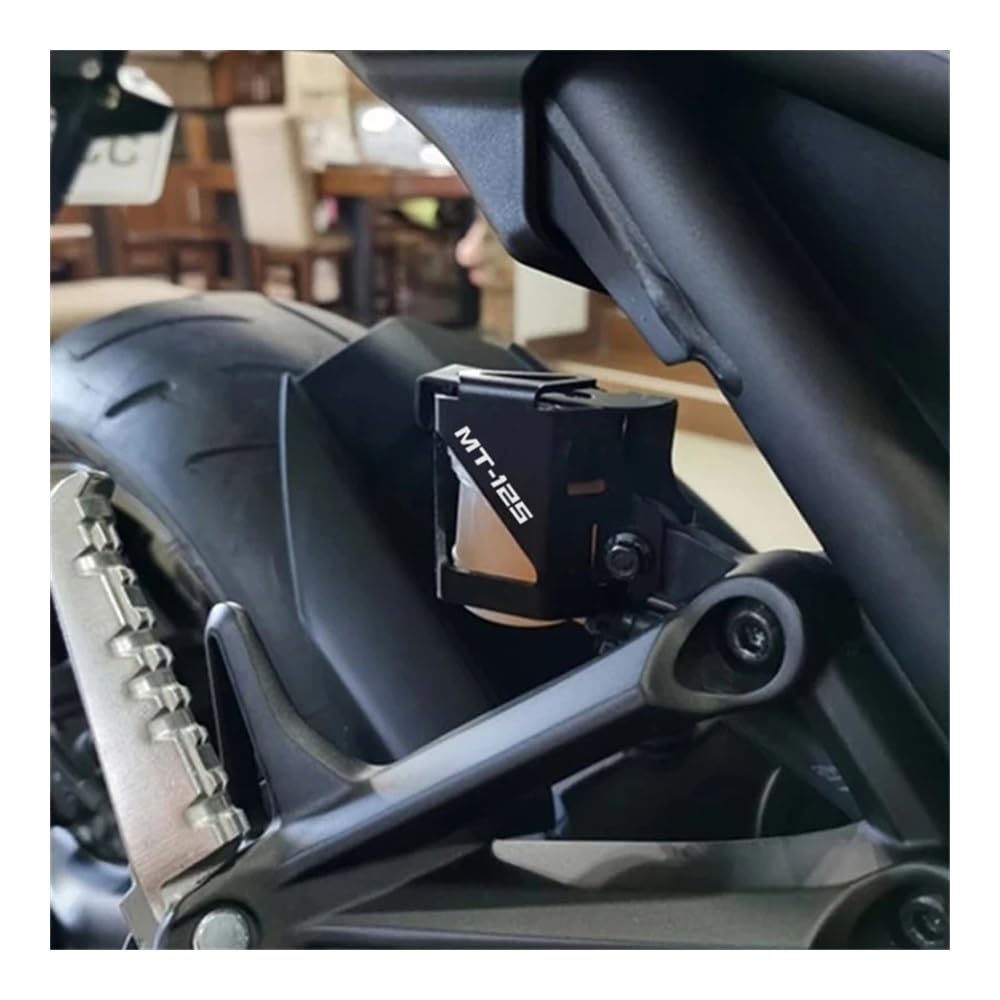 Osłona płynu hamulcowego motocykla dla Ya&maha MT125 MT 125 MT-125 2008-2019 Motocykl CNC Tylna pokrywa zbiornika płynu hamulcowego pokrywa cylindra osłona ochronna