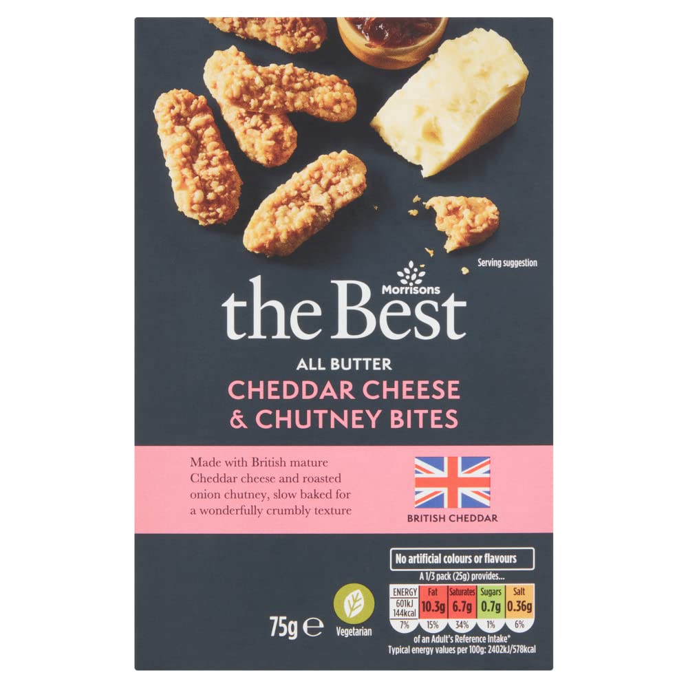 Morrisons The Best All Butter Cheese & Chutney Biscuits 75 g
