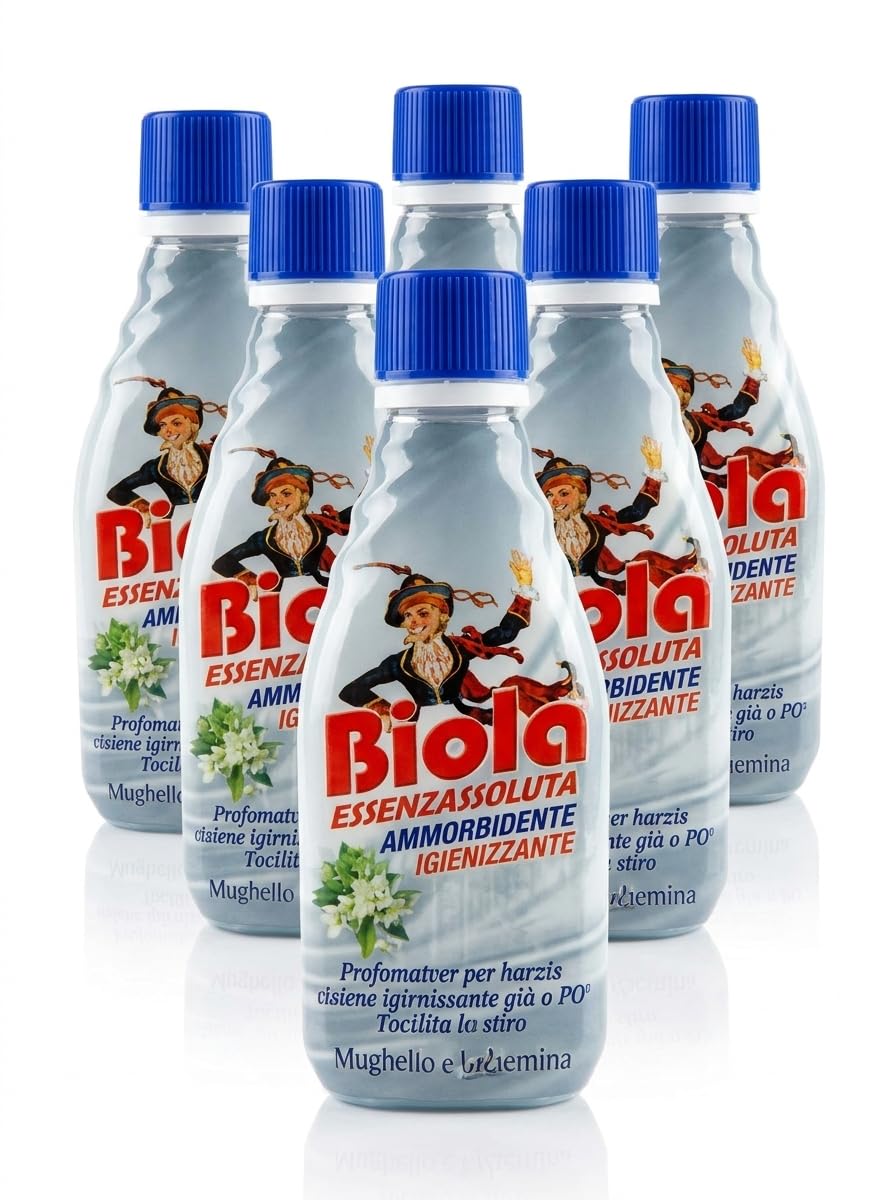 Ammorbidente Igienizzante al Cocco e Sale Marino, 300 ml, Set da 2, 4 o 6 Confezioni, Profumo Fresco e Intenso (Set da 6 Pezzi)