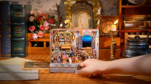 Kit Miniature 'La Chambre De Van Gogh' – Maquette 3D Avec Effets Sonores, Puzzle Bois DIY