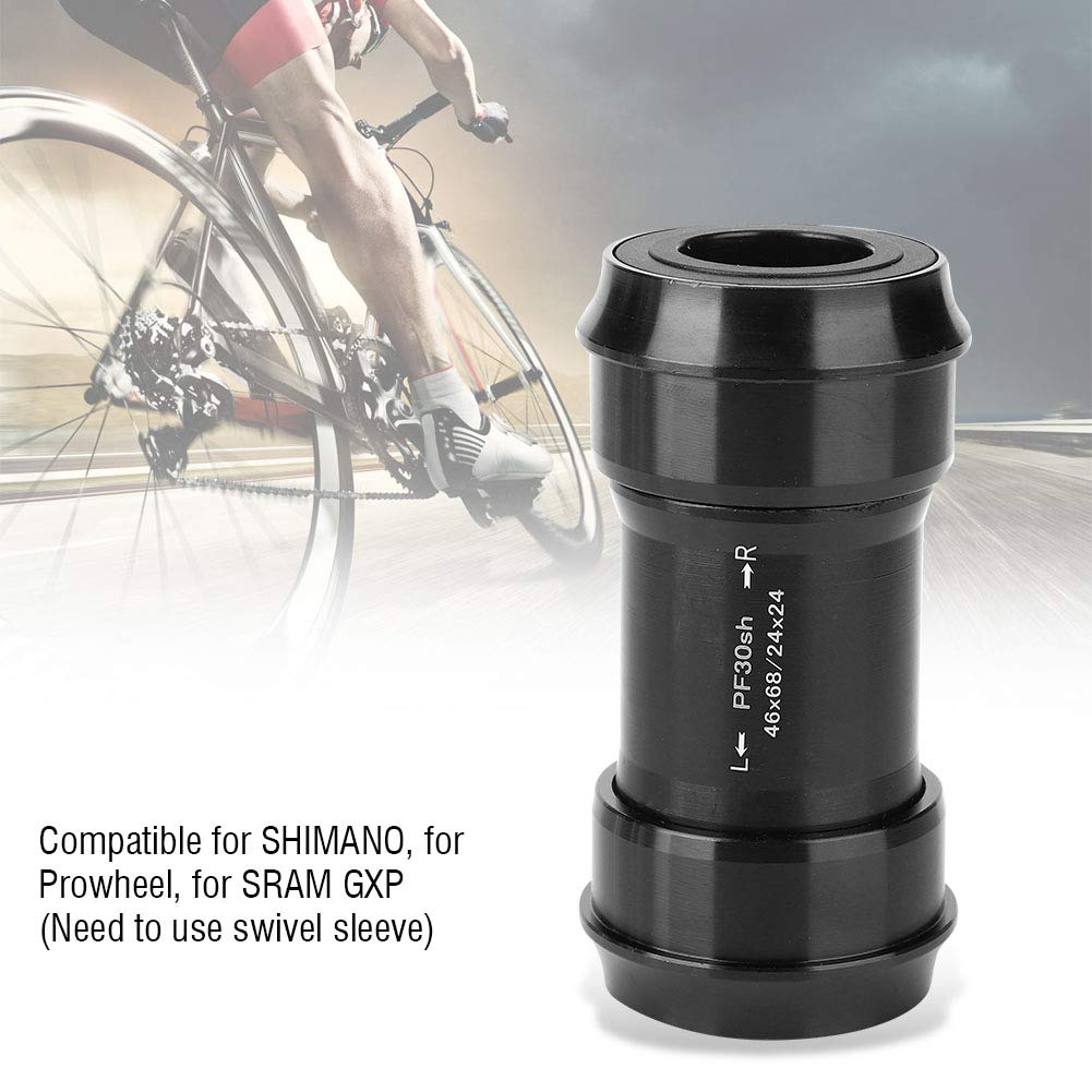 PF30 24 mm Appuyez sur le support d'influence Accessoire de roulement de vélo de montagne pour le cyclisme léger