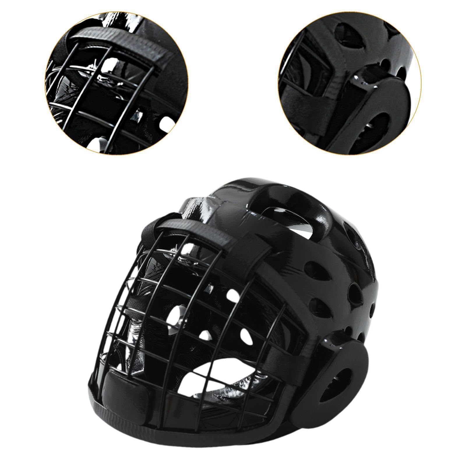 Do Kask ochronny do boksu Profesjonalny sprzęt ochronny muay thai kickboxingu Wygodny, wyściełany, zakrywający całą twarz Ochraniacz na całą twarz Oddychający Taekwondo Outdoor