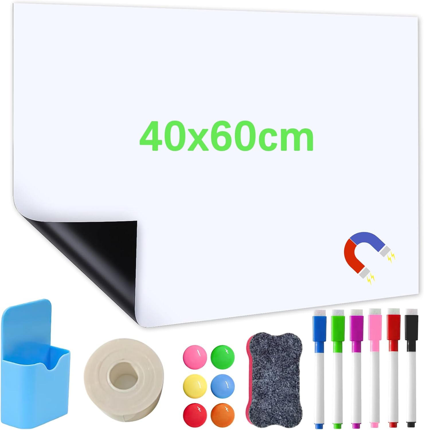 Whiteboard Paper, 40 * 60CM Removable Adhesive Magic
